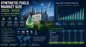 Synthetic Fuels Market Size 2025–2034: The Complete Data Report (All Sources Compared)